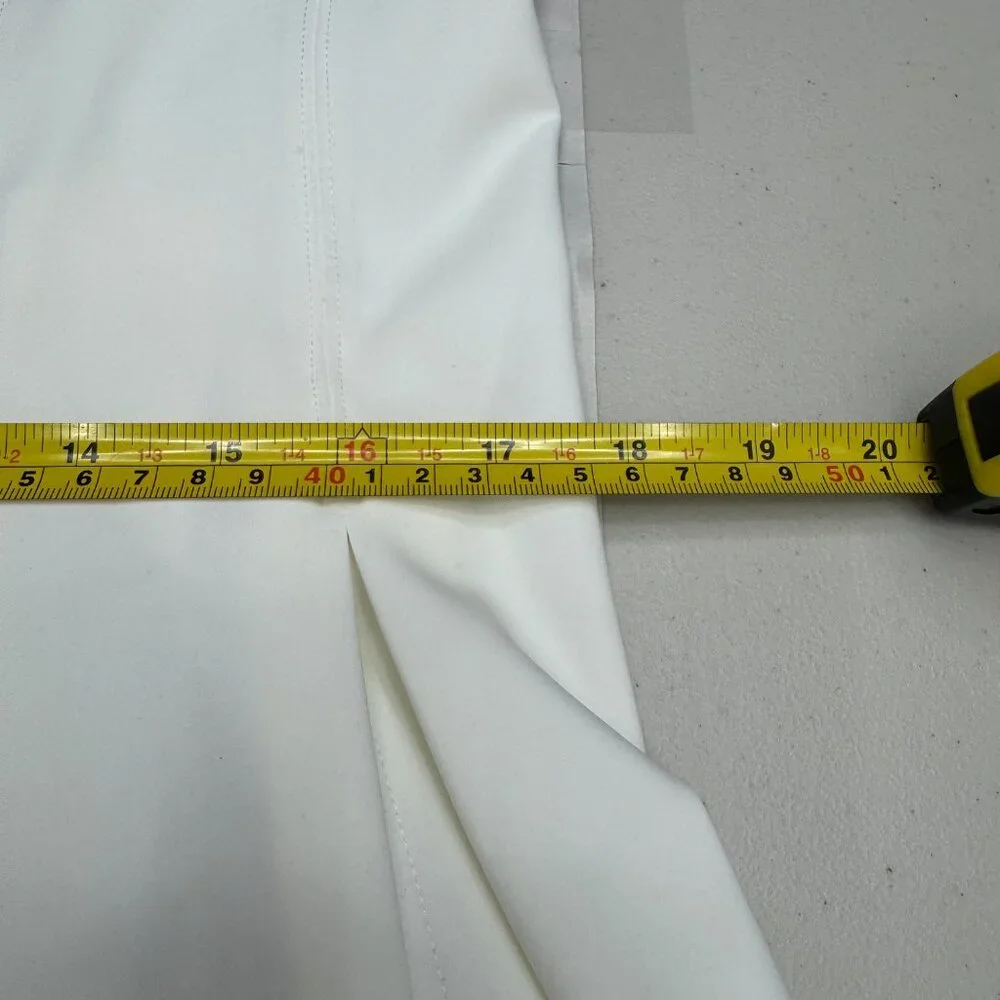 NWT Tilley Sleeveless Polo Dress Golf/Tennis Womens Large White Small Snag/Stain - Picture 10 of 13